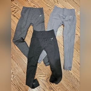 Bundle of 3 Gymshark Vital Seamless 2.0 Leggings